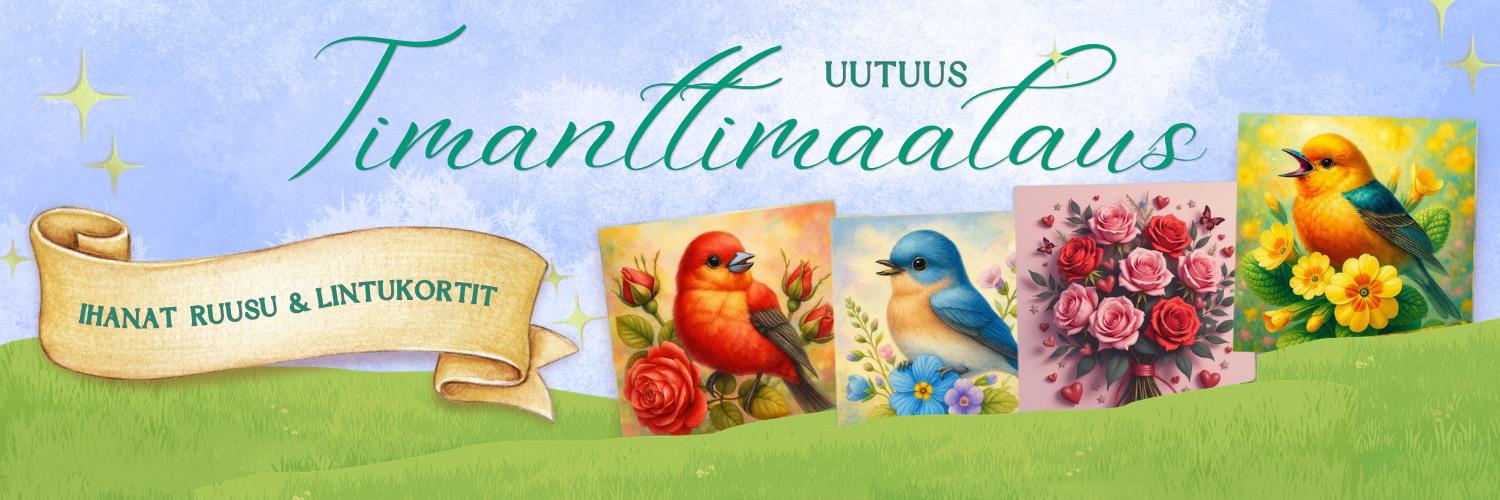 Timanttimaalaus Banneri