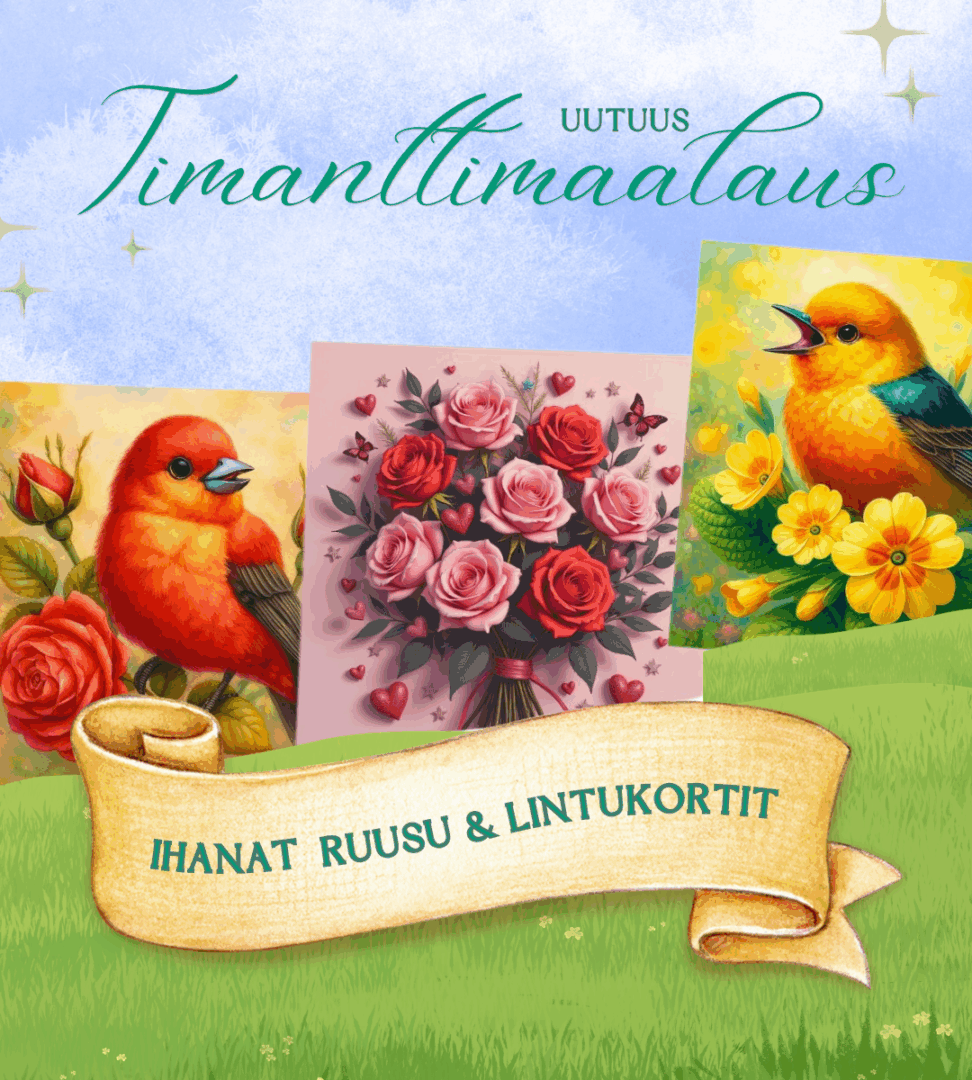 Timanttimaalaus mobiili banneri