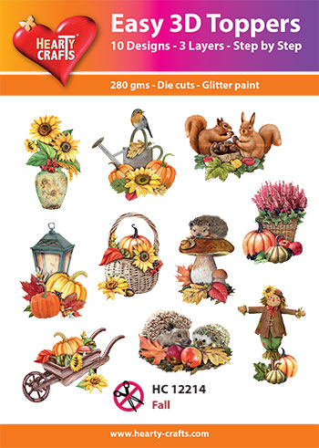 Hearty Crafts Easy 3D Toppers 3D-paketti