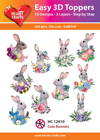 Easy 3D toppers hearty crafts