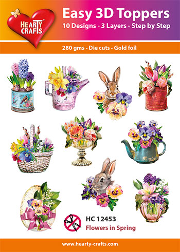 Easy 3D toppers hearty crafts