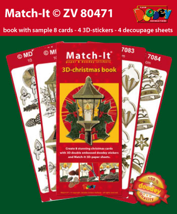 Match-It 3D-christmas book GOLD