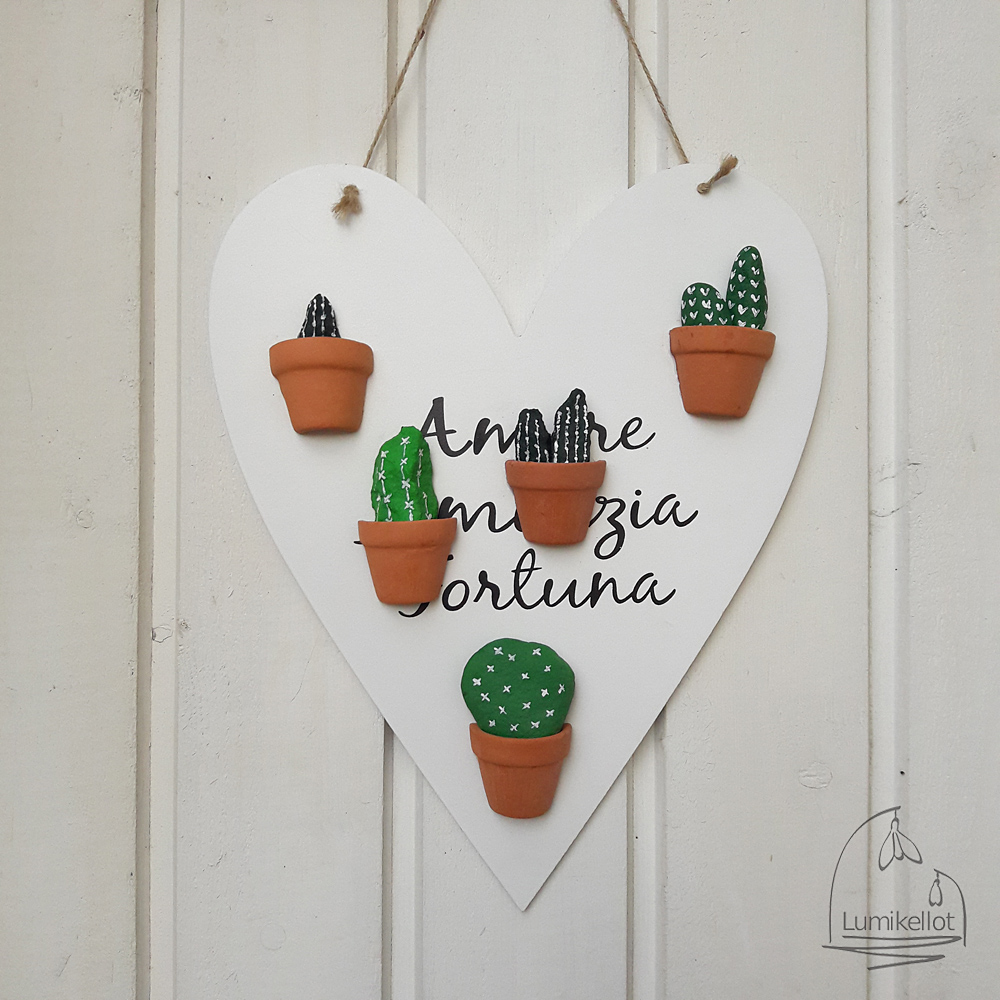 Lumikellot Design – DIY-paketti kaktustaulu