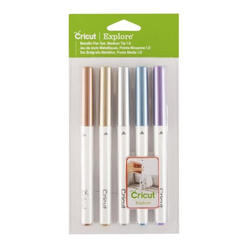 Cricut Metallic Medium Point Pen Set  - Cricut kynäsetti metallivärit 5 kpl