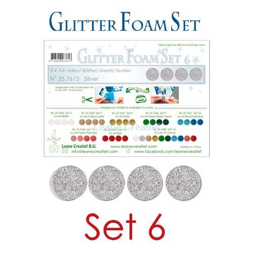 Leane Creatief Glitter Foam - Hilesoftis 4 x A4 HOPEA - Image 2