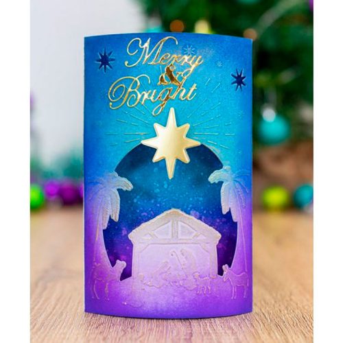 Gemini Cut and Emboss Folder – AWAY IN A MANGER - Image 3