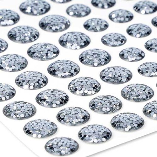 Docrafts Shimmer Dome Stickers – 3D-tarra hopea - Bild 2