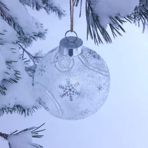 Plastic Fillable Bauble – Jättijoulupallo täytettävä Ø 15 cm (1 kpl) - Image 5