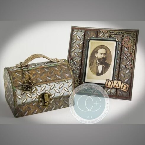 Craft Consortium Metal Textures paperilehtio