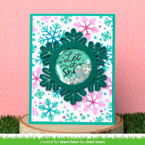 Lawn Fawn stanssi – STITCHED SNOWFLAKE FRAME - Image 10
