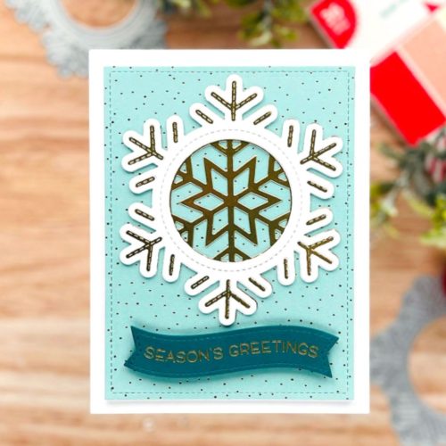 Lawn Fawn stanssi – OUTSIDE IN STITCHED SNOWFLAKE - Image 4