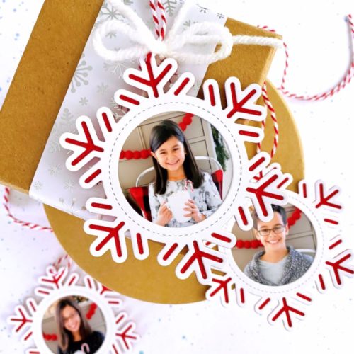 Lawn Fawn stanssi – STITCHED SNOWFLAKE FRAME - Image 9