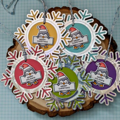Lawn Fawn stanssi – STITCHED SNOWFLAKE FRAME 2
