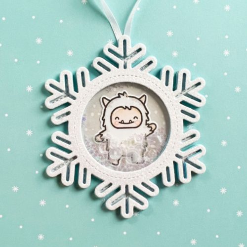 Lawn Fawn stanssi – STITCHED SNOWFLAKE FRAME - Image 5