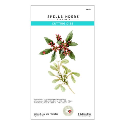 Spellbinders stanssi – WINTERBERRY AND MISTLETOE