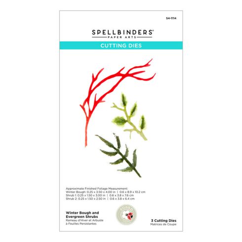Spellbinders stanssi – WINTER BOUGH AND EVERGREEN SHRUBS