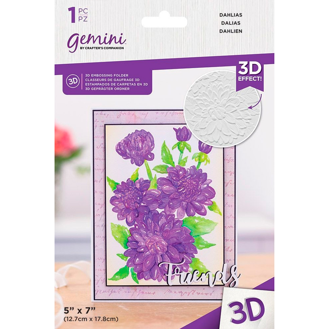 Kohokuviointikansio Gemini 3D Embossing Folder DAALIAT