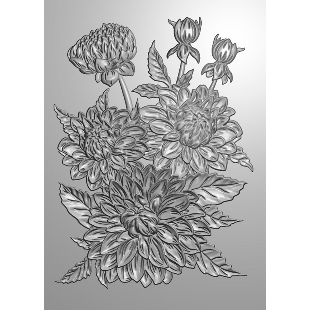 Kohokuviointikansio Gemini 3D Embossing Folder DAALIAT - Bild 2