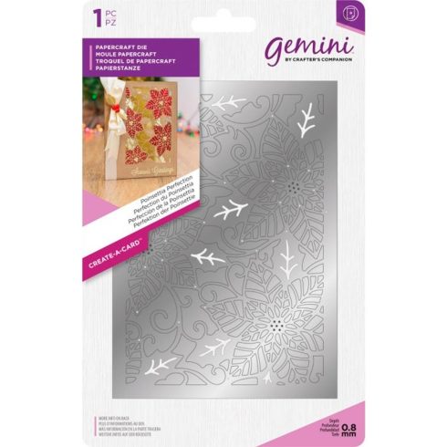 Gemini Create-a-Card stanssi – POINSETTIA PERFECTION A6