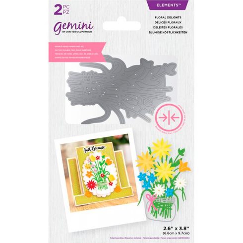 Gemini Elements 2-puolinen stanssi – FLORAL DELIGHTS