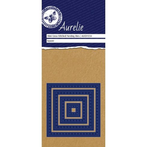 Aurelie stanssi – MINI SQUARE NESTING CROSS-STICHED (4 kpl)