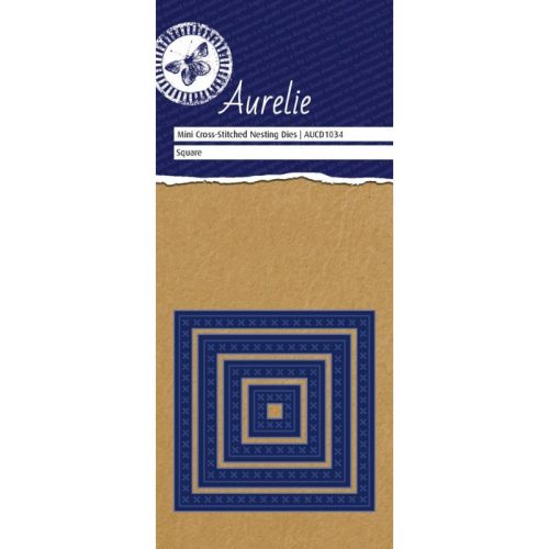Aurelie stanssi – MINI SQUARE NESTING CROSS-STICHED (4 kpl)