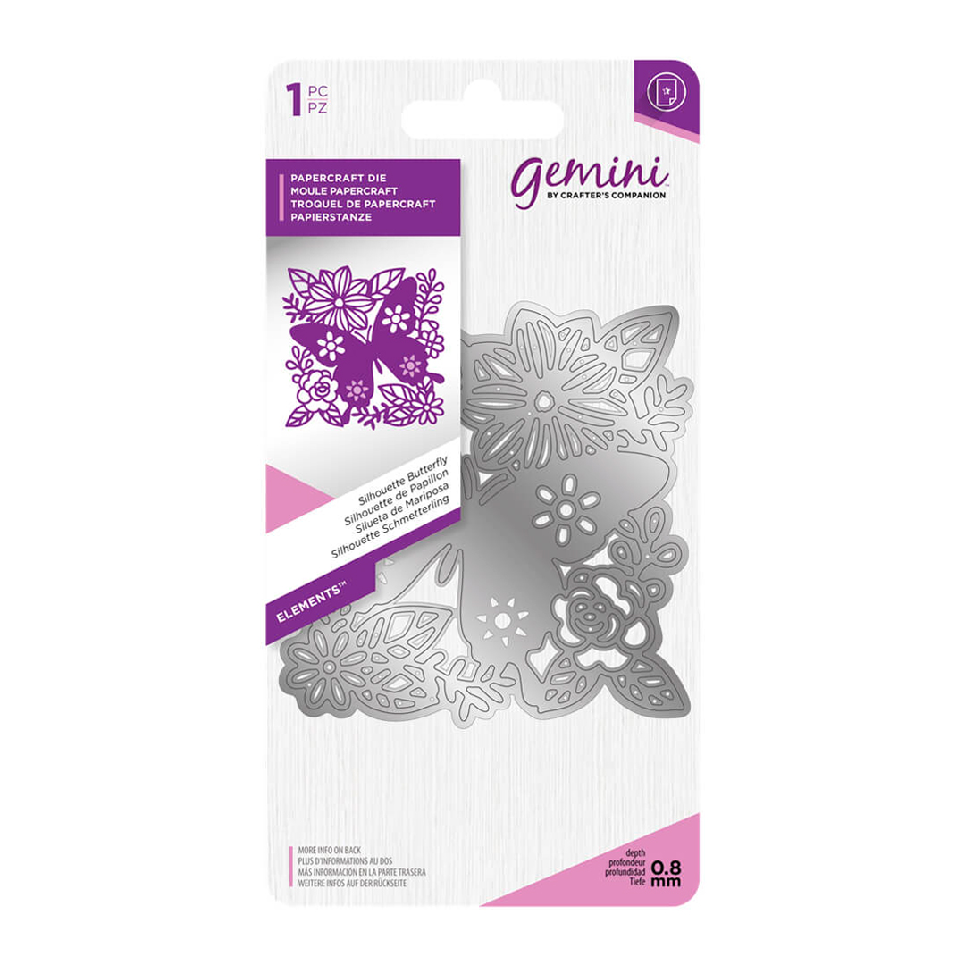 Gemini Elements stanssi – SILHOUETTE BUTTERFLY - Image 2