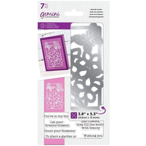 Gemini Stamp and Die stanssi – BUTTERFLY GARDEN