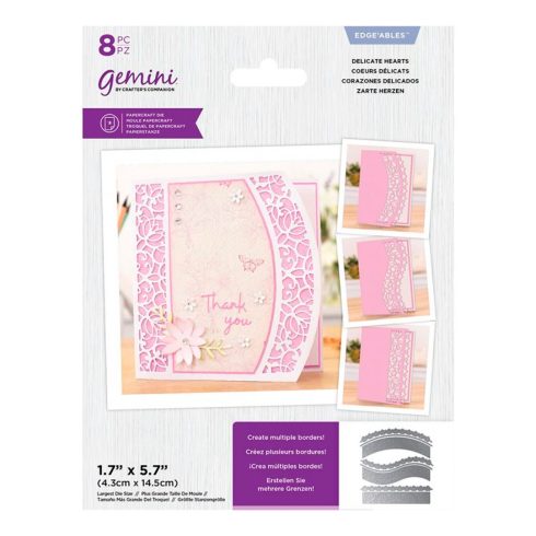 Gemini Edgeables stanssi – DELICATE HEARTS