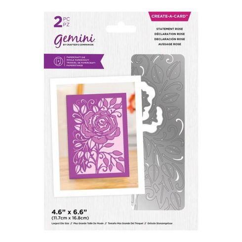 Gemini Create-a-Card stanssi - STATEMENT ROSE