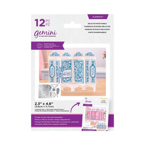 Gemini Elements stanssi – DELICATE ROSE PANELS