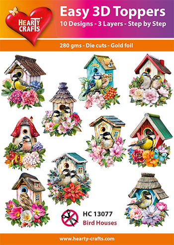 Hearty Crafts 3D-paketti Easy 3D Toppers