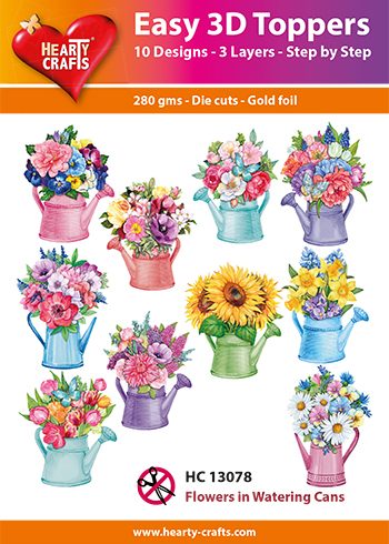 Hearty Crafts 3D-paketti Easy 3D Toppers