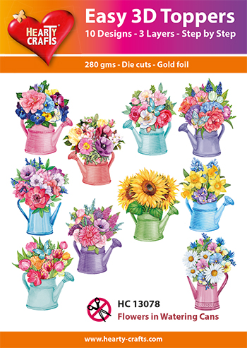 Hearty Crafts 3D-paketti Easy 3D Toppers