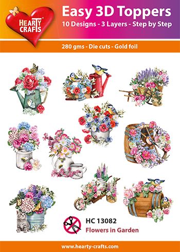 Hearty Crafts 3D-paketti Easy 3D Toppers