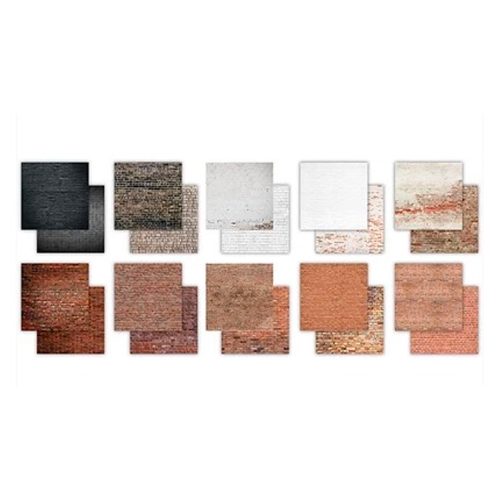 Craft Consortium – Brick Textures paperilehtiö 15 x 15 cm - Image 2
