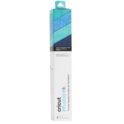 Cricut Infusible Ink -arkit 4 kpl, Distressed Cool Water