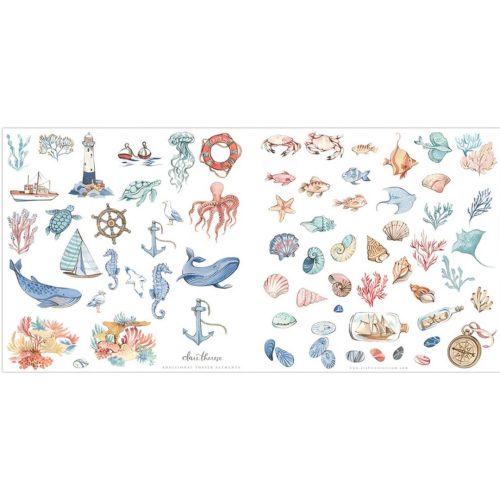 Craft Consortium – Ocean Tale paperilehtiö 15 x 15 cm - Image 3