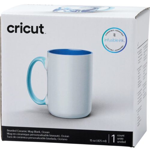 Cricut Beveled Ceramic Mug