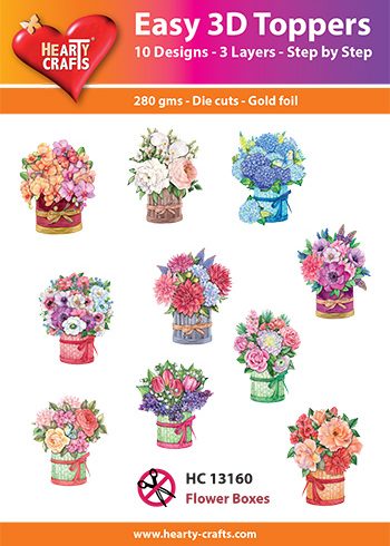 hearty crafts 3D-paketti easy 3d toppers