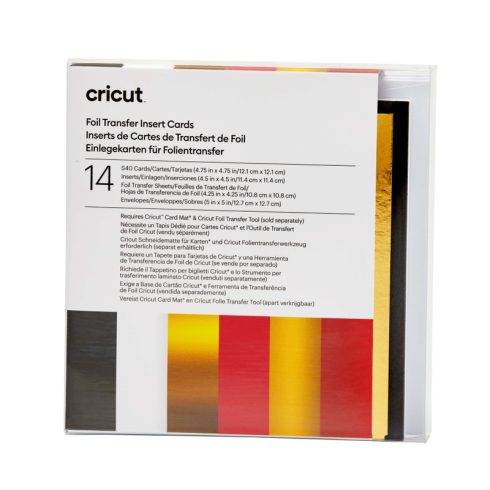 foil transfer insert cards