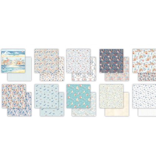 Craft Consortium – Ocean Tale paperilehtiö 15 x 15 cm - Image 4