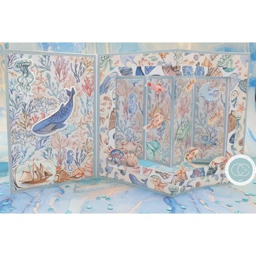 Craft Consortium – Ocean Tale paperilehtiö 15 x 15 cm - Image 9