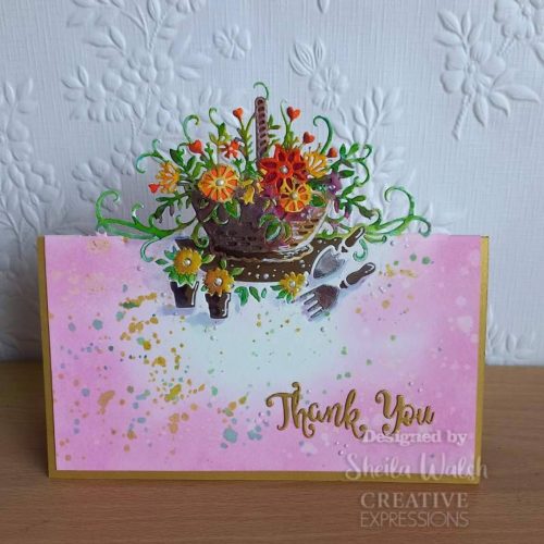 Creative Expressions stanssi – Floral Basket Edger - Image 3