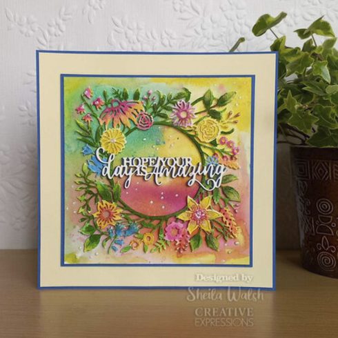Creative Expressions stanssi – Sun Kissed Wreath01