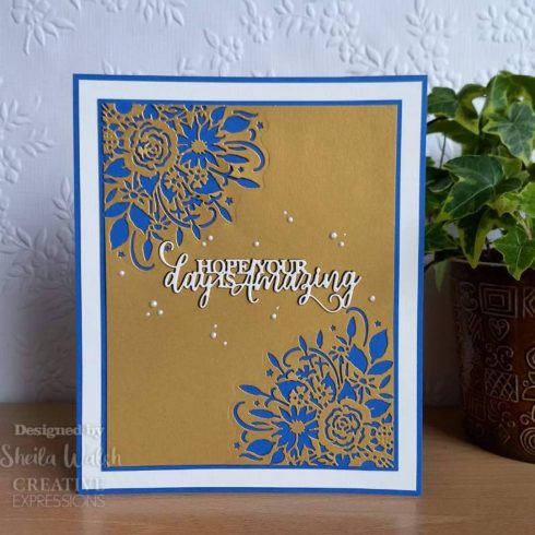 Creative Expressions stanssi – Sweet Posy Corner01