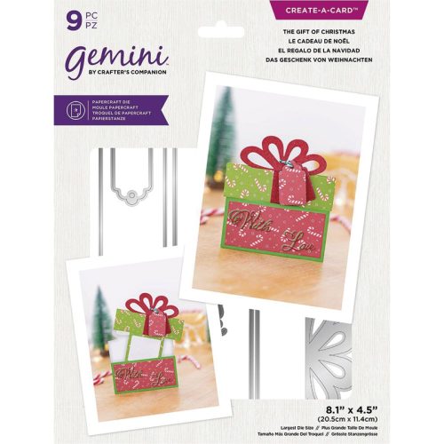 Gemini Create-a-Card stanssi – THE GIFT OF CHRISTMAS