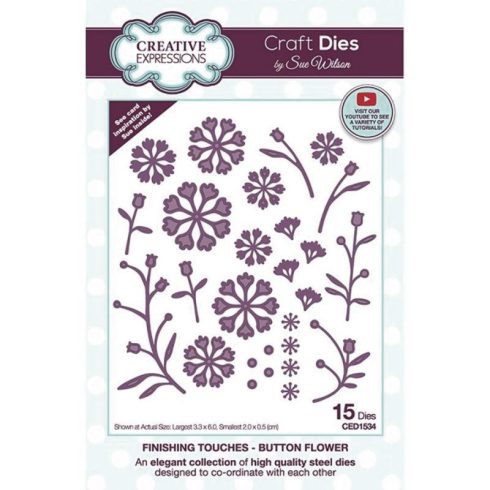 Creative Expressions stanssi – BUTTON FLOWER