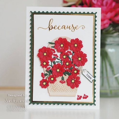 397 creative expressions stanssi BUTTON FLOWER 3