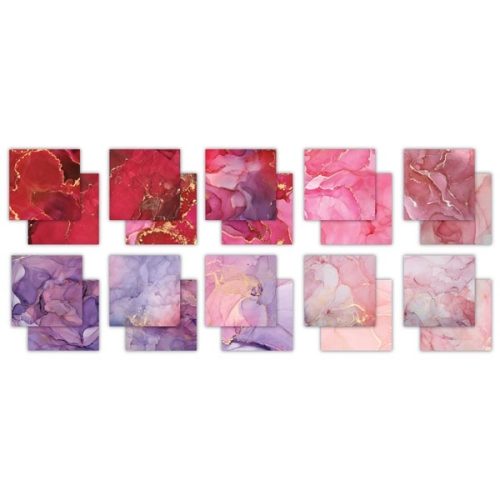 Craft Consortium – Ink Drop Rose paperilehtiö 15 x 15 cm - Image 3